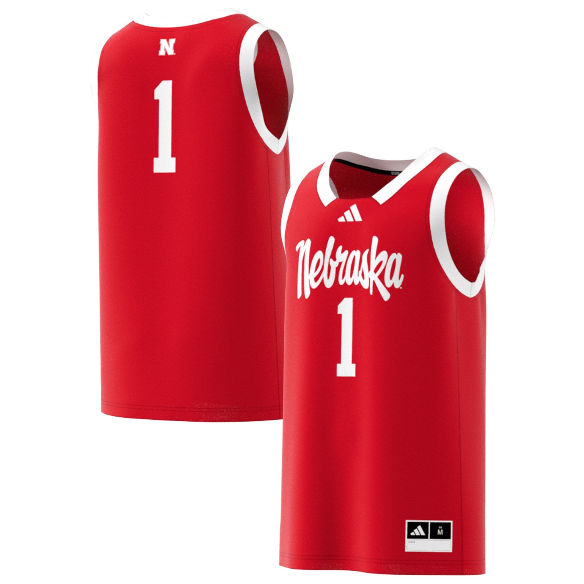 #1 Nebraska Huskers Replica Jersey - Scarlet