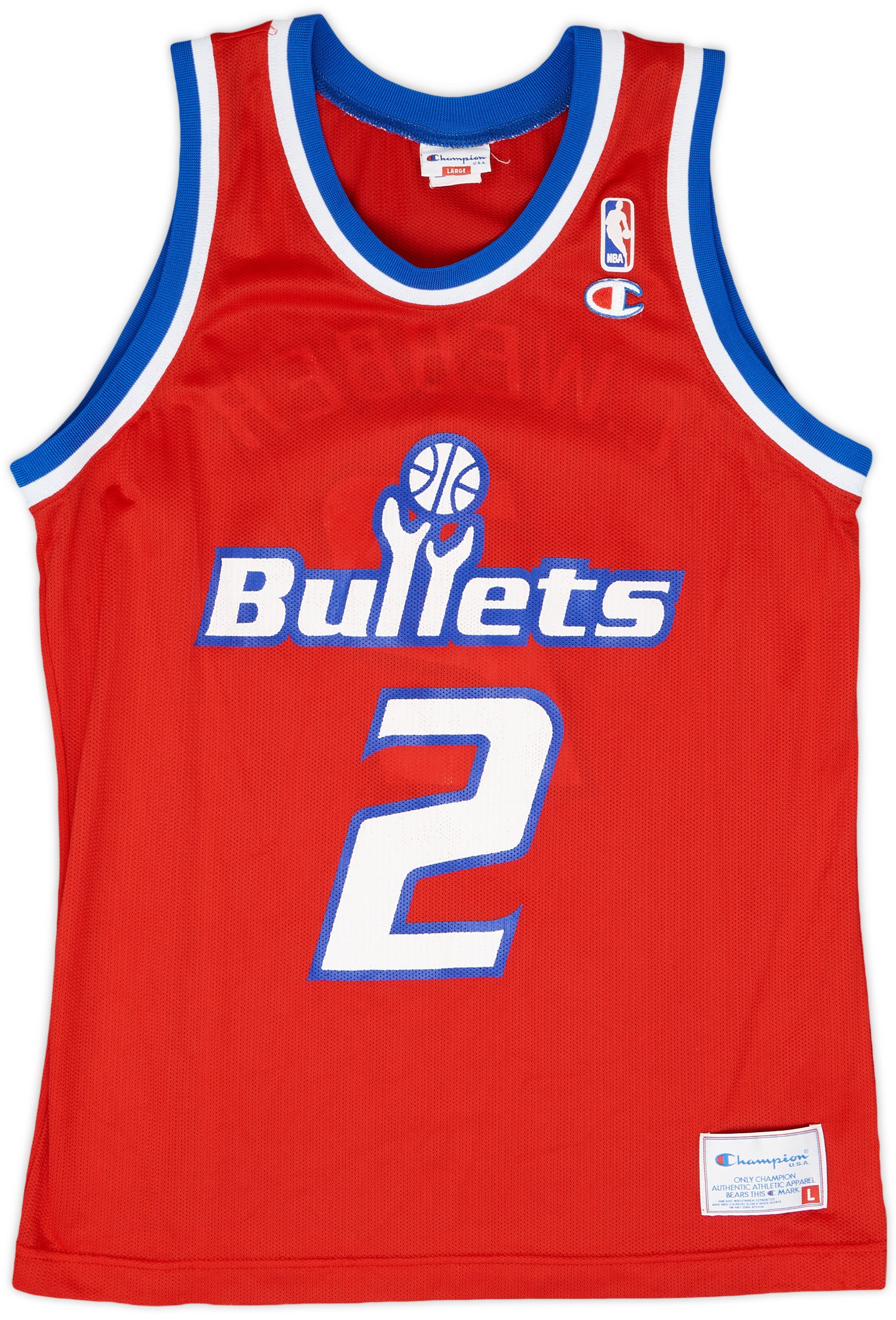 1994-95 Washington Bullets C.Webber #2 Away Jersey