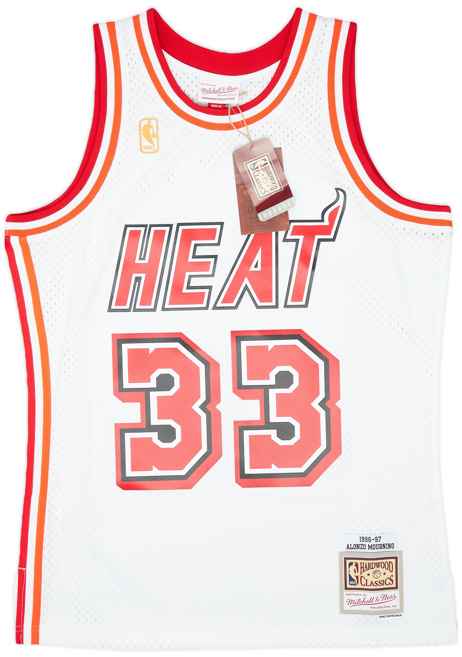 1996-97 Miami Heat Mourning #33 Retro Home Jersey