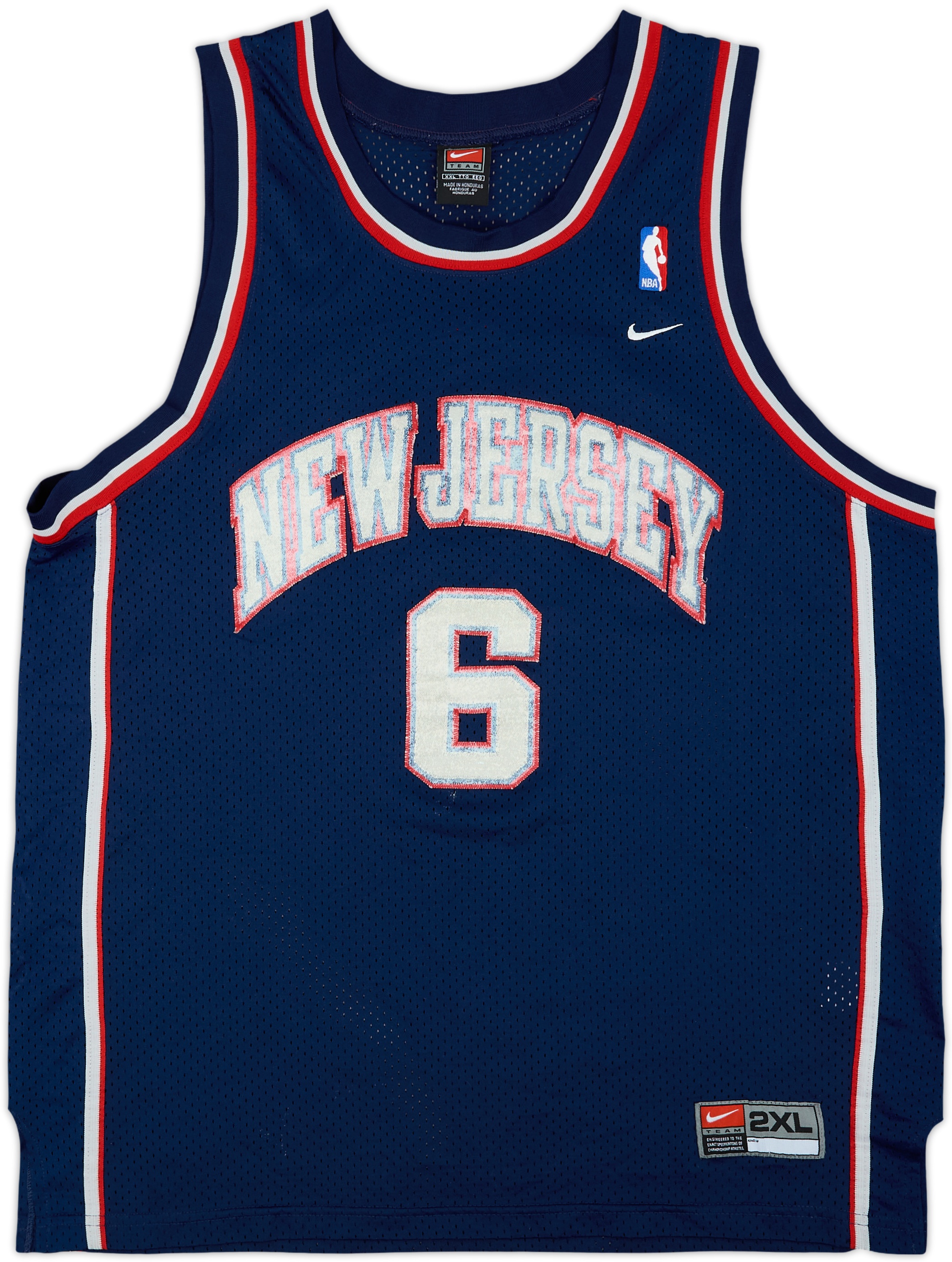 2000-04 New Jersey Nets Martin #6 Away Jersey