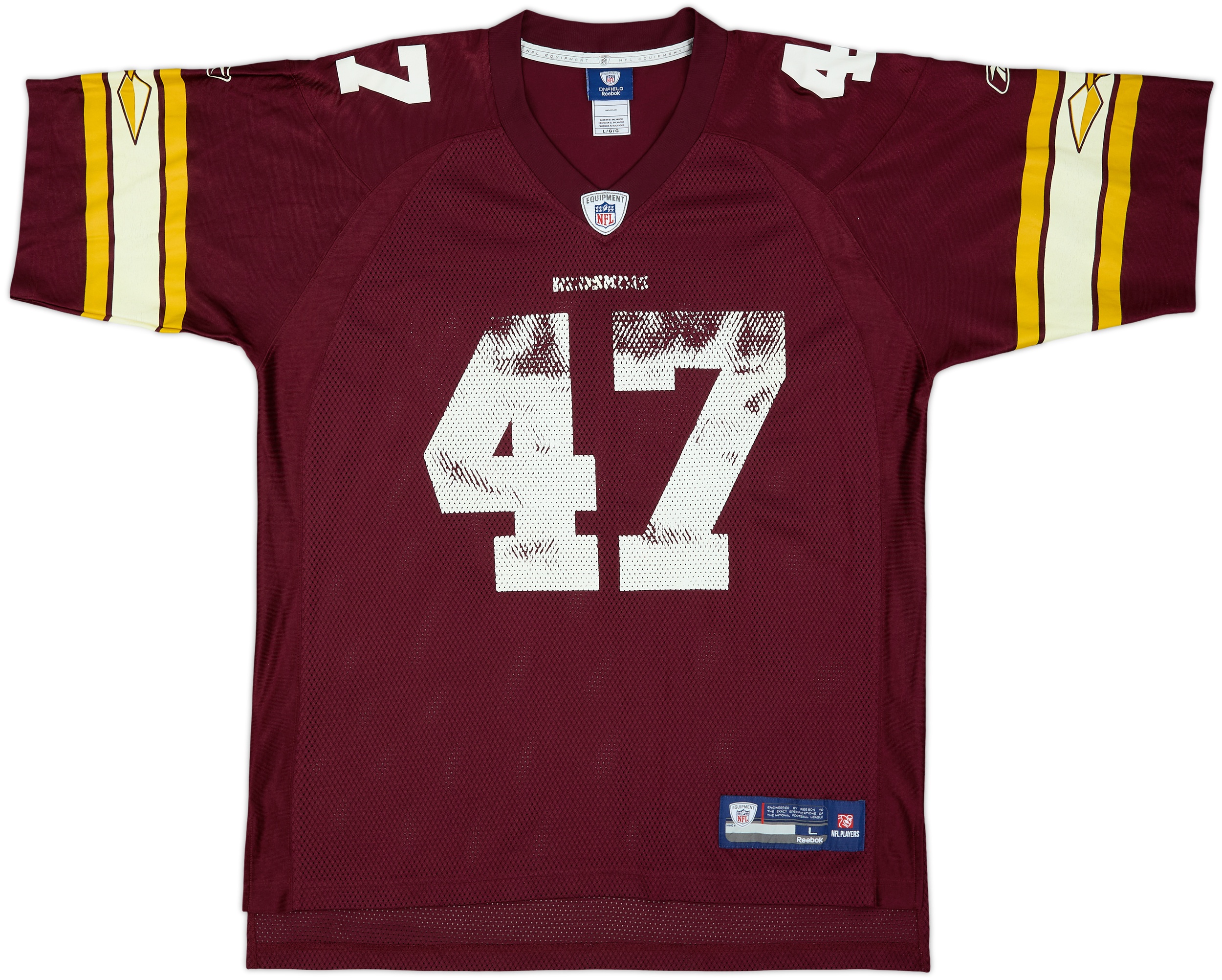 2008 Washington Redskins Cooley #47 On Field Alternate Jersey