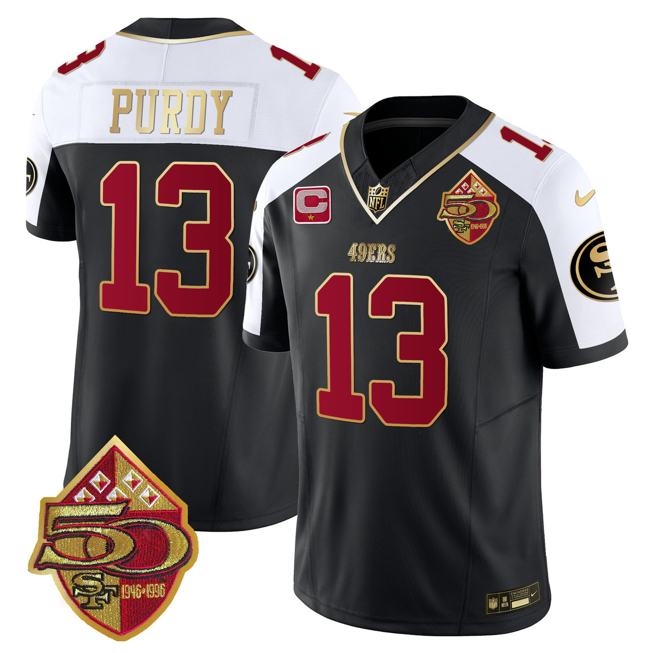 49ers 50th Anniversary Patch Limited Jersey