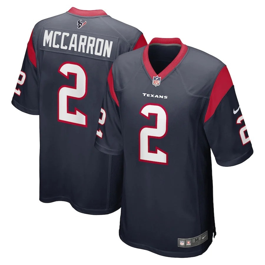 Aj Mccarron #2 Houston Texans Limited Jersey - Navy