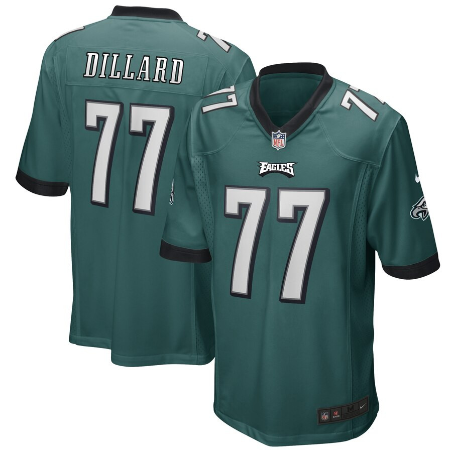 Andre Dillard #77 Philadelphia Eagles Limited Jersey - Green