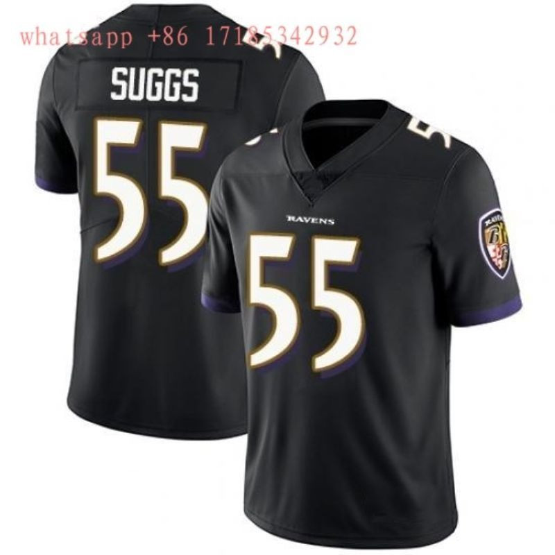 Baltimore Ravens Terrell Suggs 55 2020 Black Limited Jersey