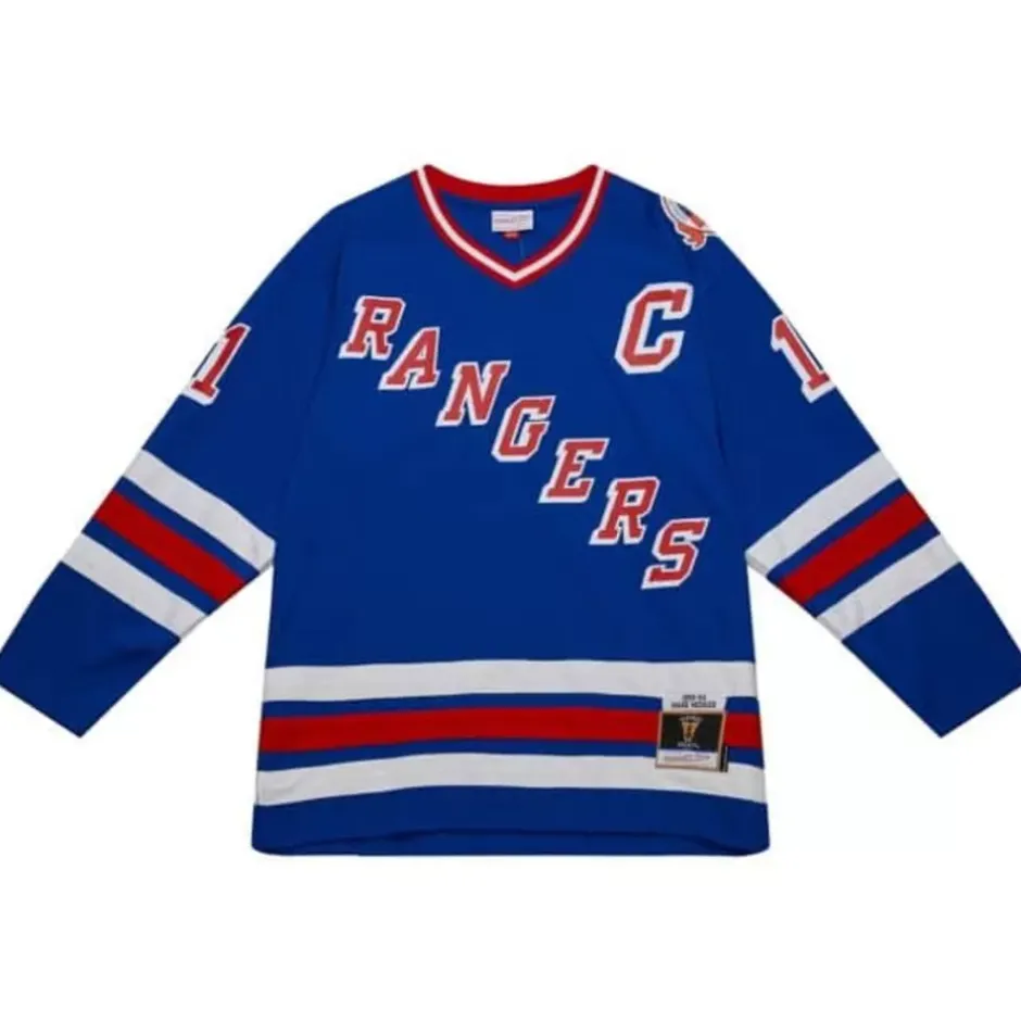 Blue Line-Blue Line Mark Messier New York Rangers 1993 Jersey - Royal