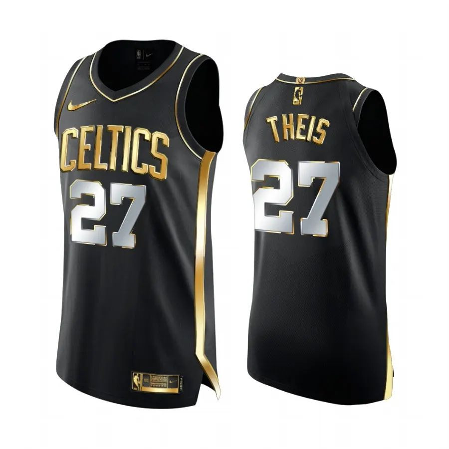 Boston Celtics Daniel Theis Black 2020/21 Swingman Jersey