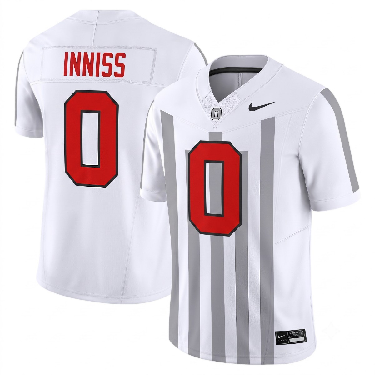 Brandon Inniss Ohio State Buckeyes White Throwback Limited Jersey Stitched