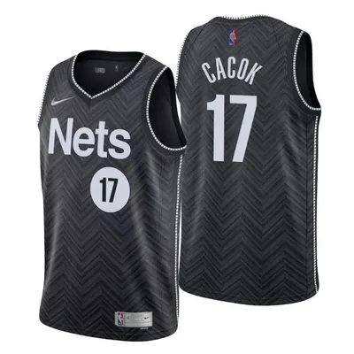 Brooklyn Nets Devontae Cacok Anthracite Earned Edition Swingman Jersey