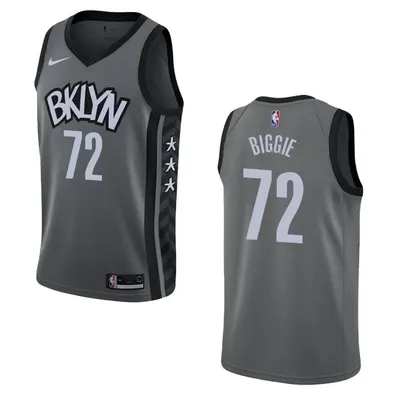 Brooklyn Nets Gray Swingman Jersey - Statement Edition