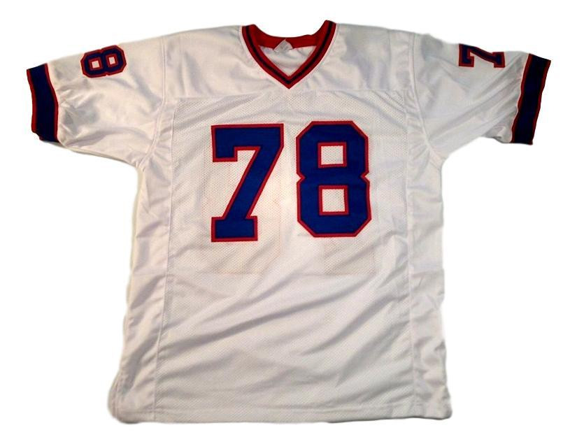 Bruce Smith 78 Custom Unsigned White Limited Jersey