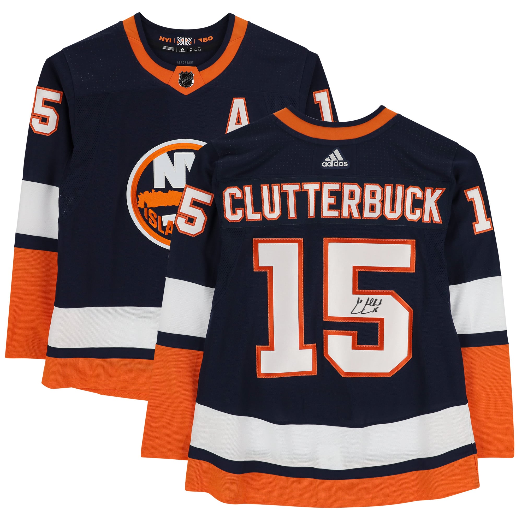 Cal Clutterbuck New York Islanders 2020 Reverse Retro Jersey - Navy
