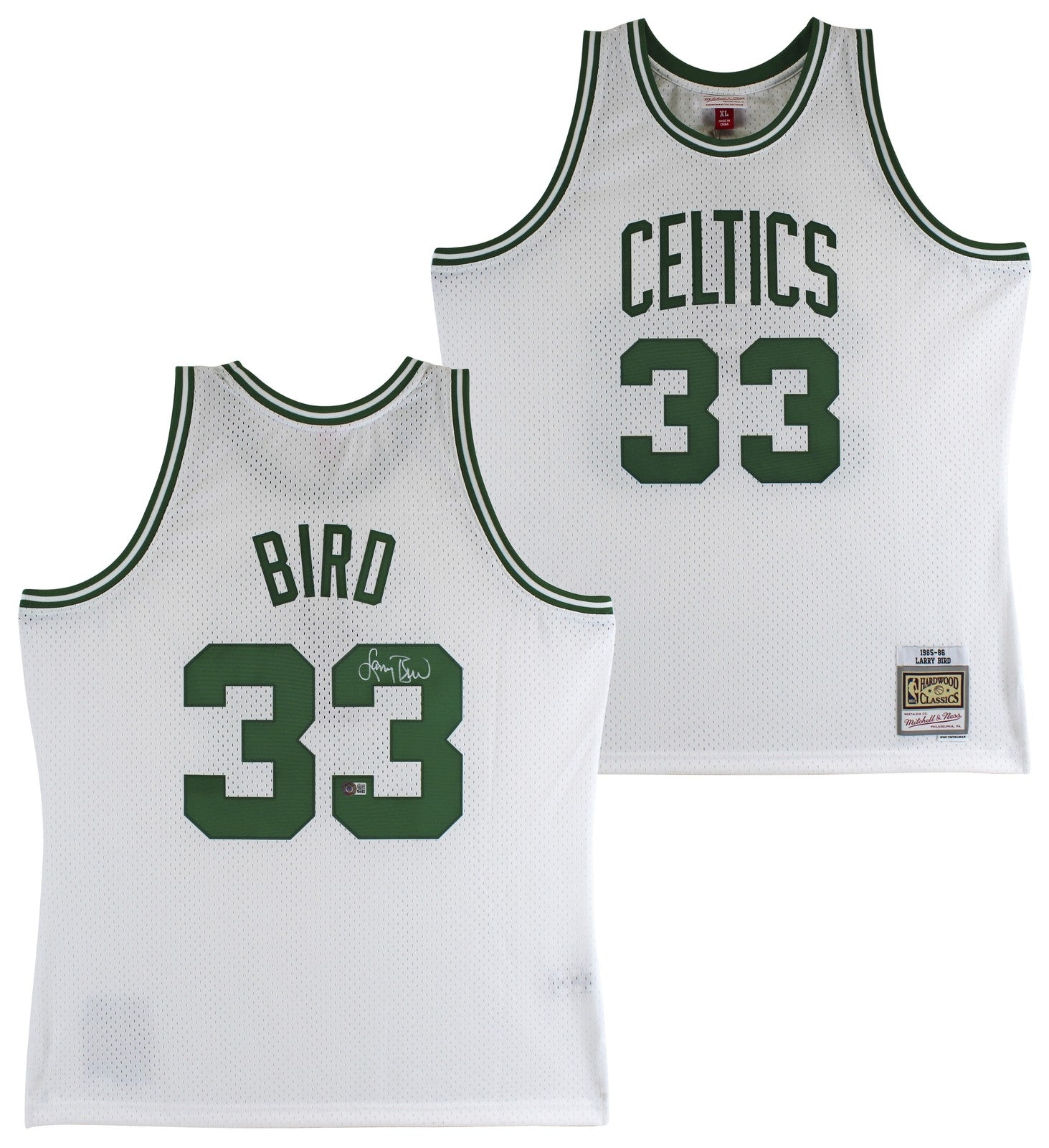 Celtics Larry Bird 1985 White Boston Celtics Jersey Wit 2