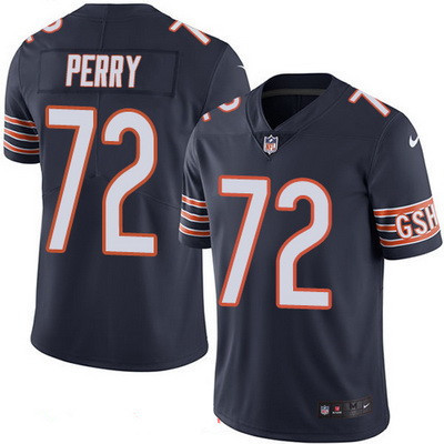 Chicago Bears 72 William Perry Navy Blue 2016 Color Rush Limited Jersey