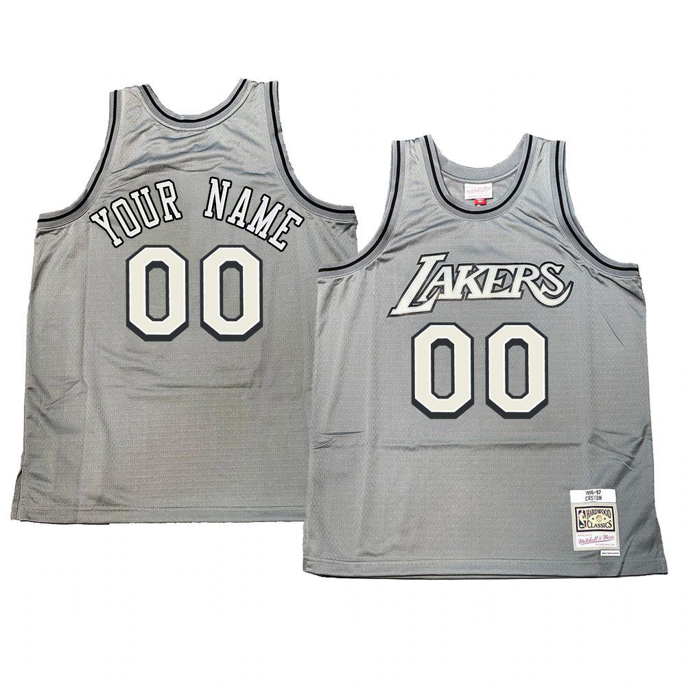 Chicago Bulls Custom Retro Throwback Jersey Gray