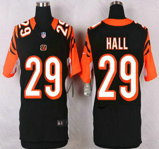 Cincinnati Bengals 29 Leon Hall Black Limited Jersey - Edition 1
