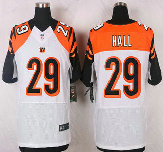 Cincinnati Bengals 29 Leon Hall White Road Limited Jersey