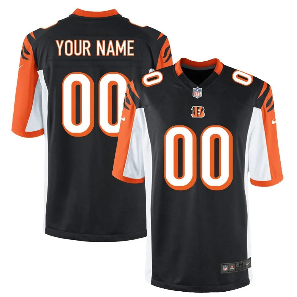 Cincinnati Bengals Customized Limited Jersey - Black