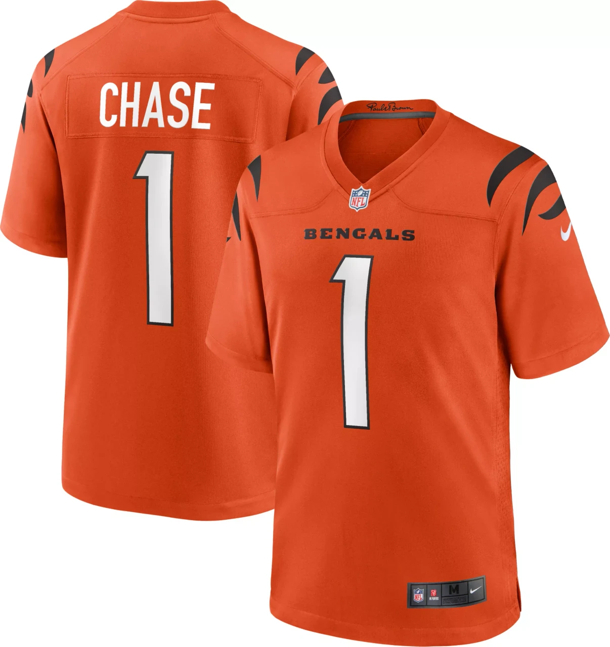 Cincinnati Bengals JaMarr Chase 1 Orange Limited Jersey