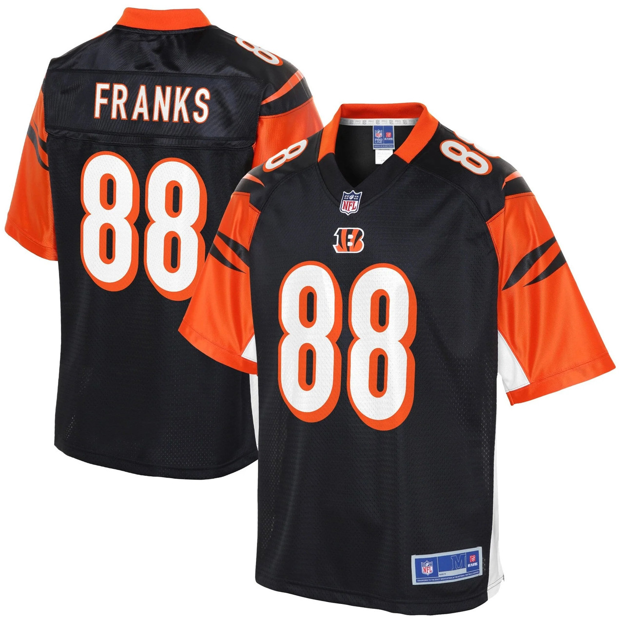 Cincinnati Bengals Jordan Franks Pro Line Limited Jersey - Black