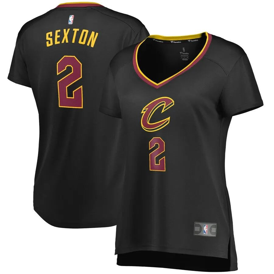 Cleveland Cavaliers Collin Sexton Black Swingman Jersey - Statement Edition - Series 2