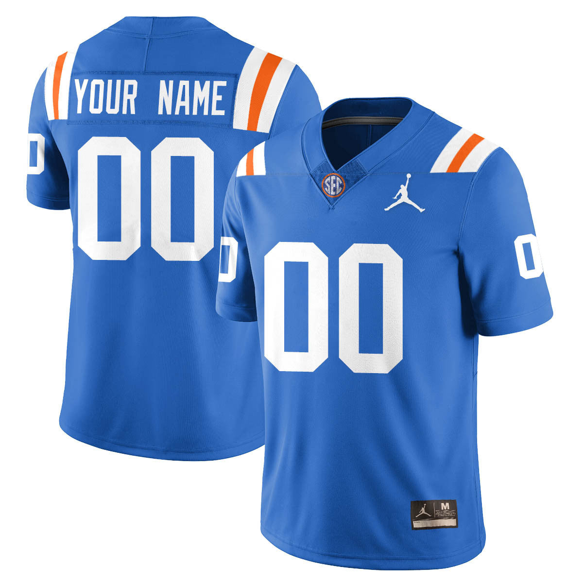 Custom Florida Gators Bring Back 1960s Throwback Jersey Stitched - Blue