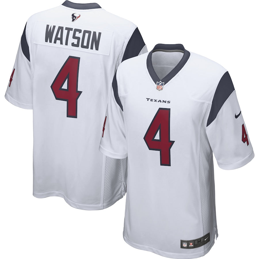 Deshaun Watson Houston Texans Game White Jersey