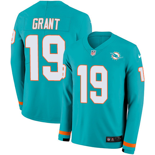 Dolphins 19 Jakeem Grant Aqua Green Limited Jersey