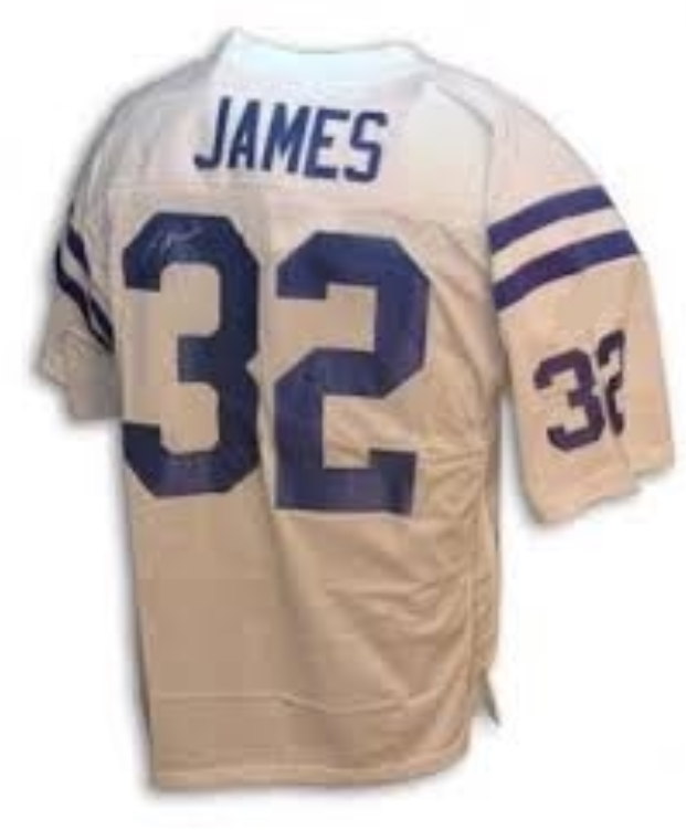 Edgerrin James Indianapolis Colts Custom Throwback White Limited Jersey
