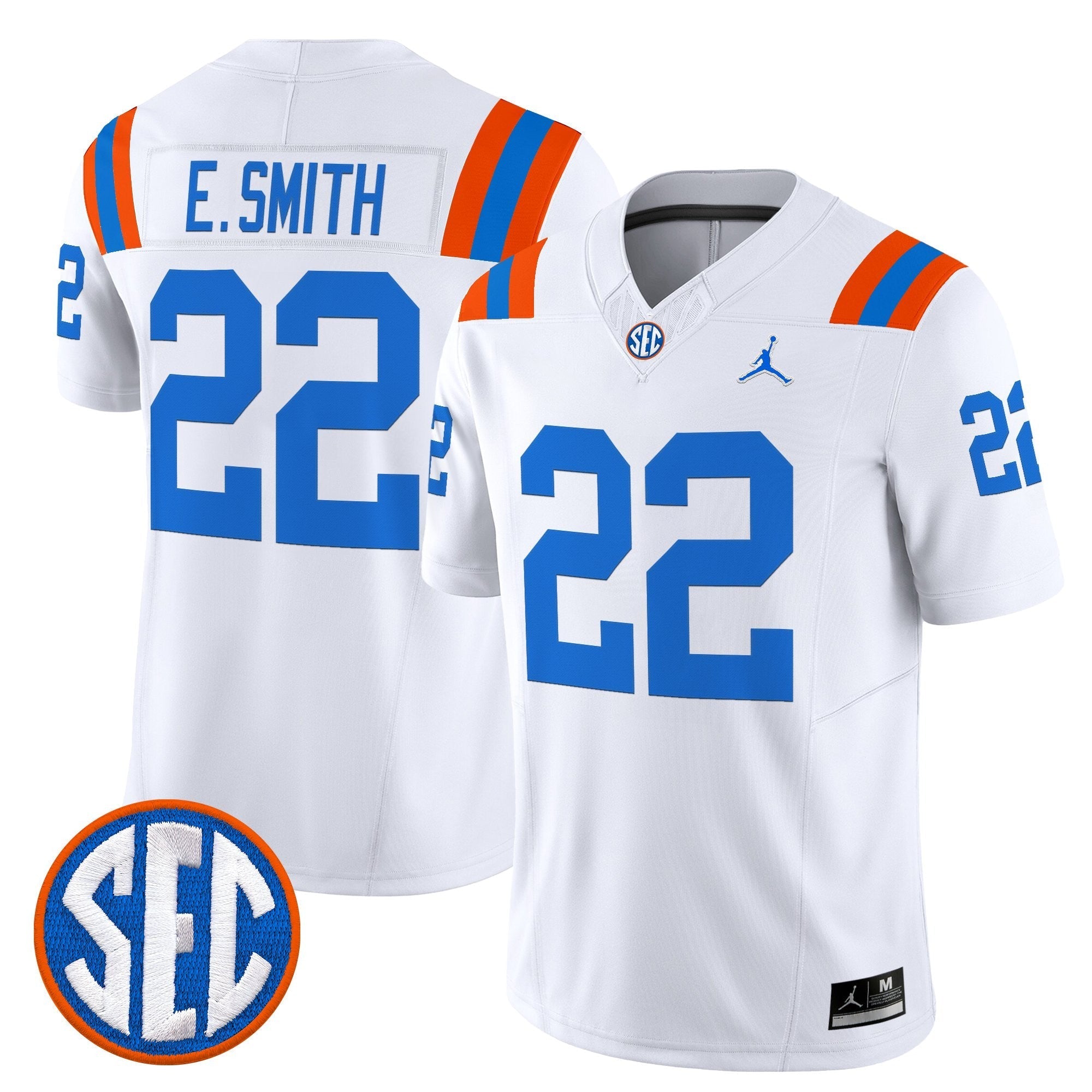 Emmitt Smith Florida Gators '1960s Throwback' Classic Jersey Stitched - White