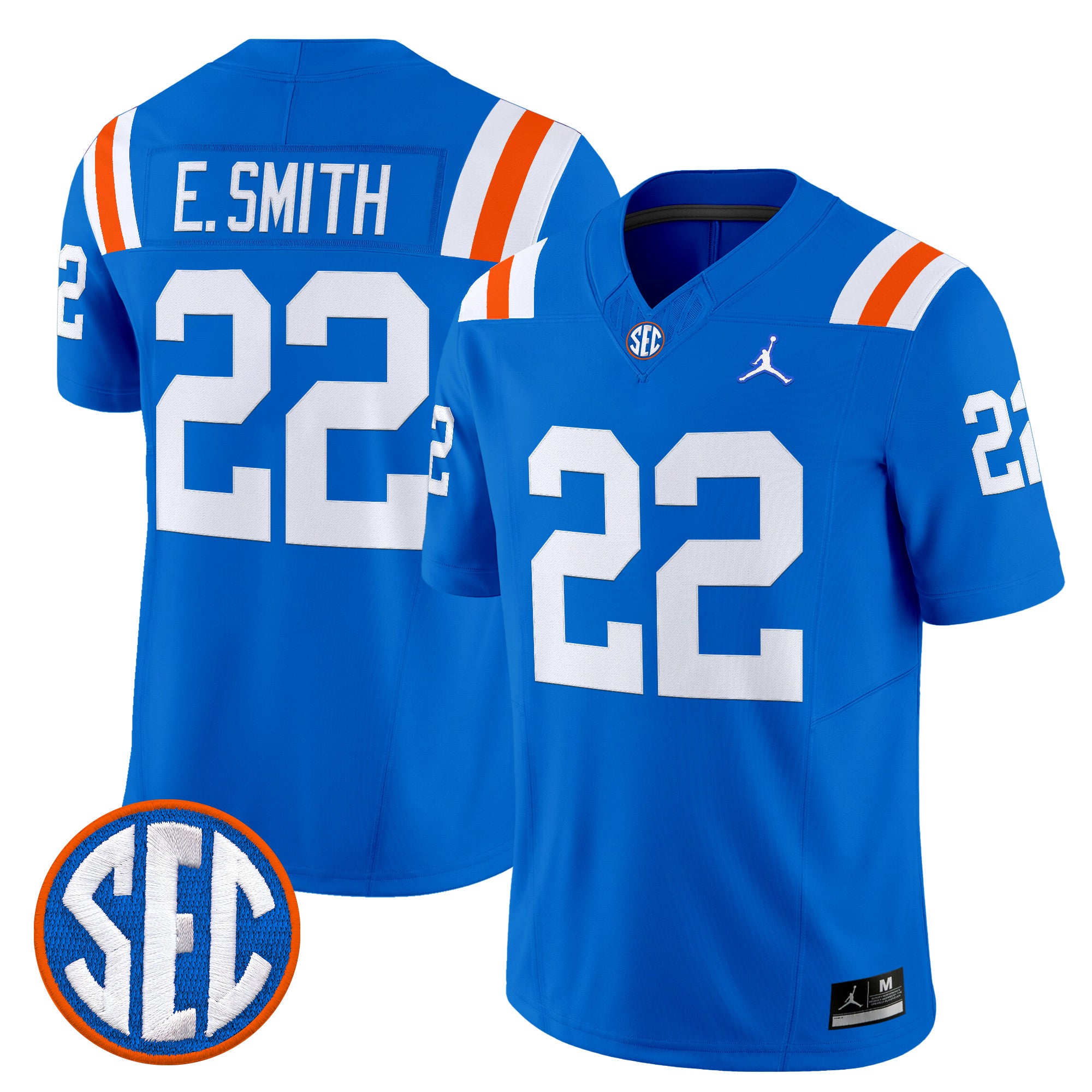 Emmitt Smith Florida Gators '1960s Throwback' Jersey Stitched - Royal