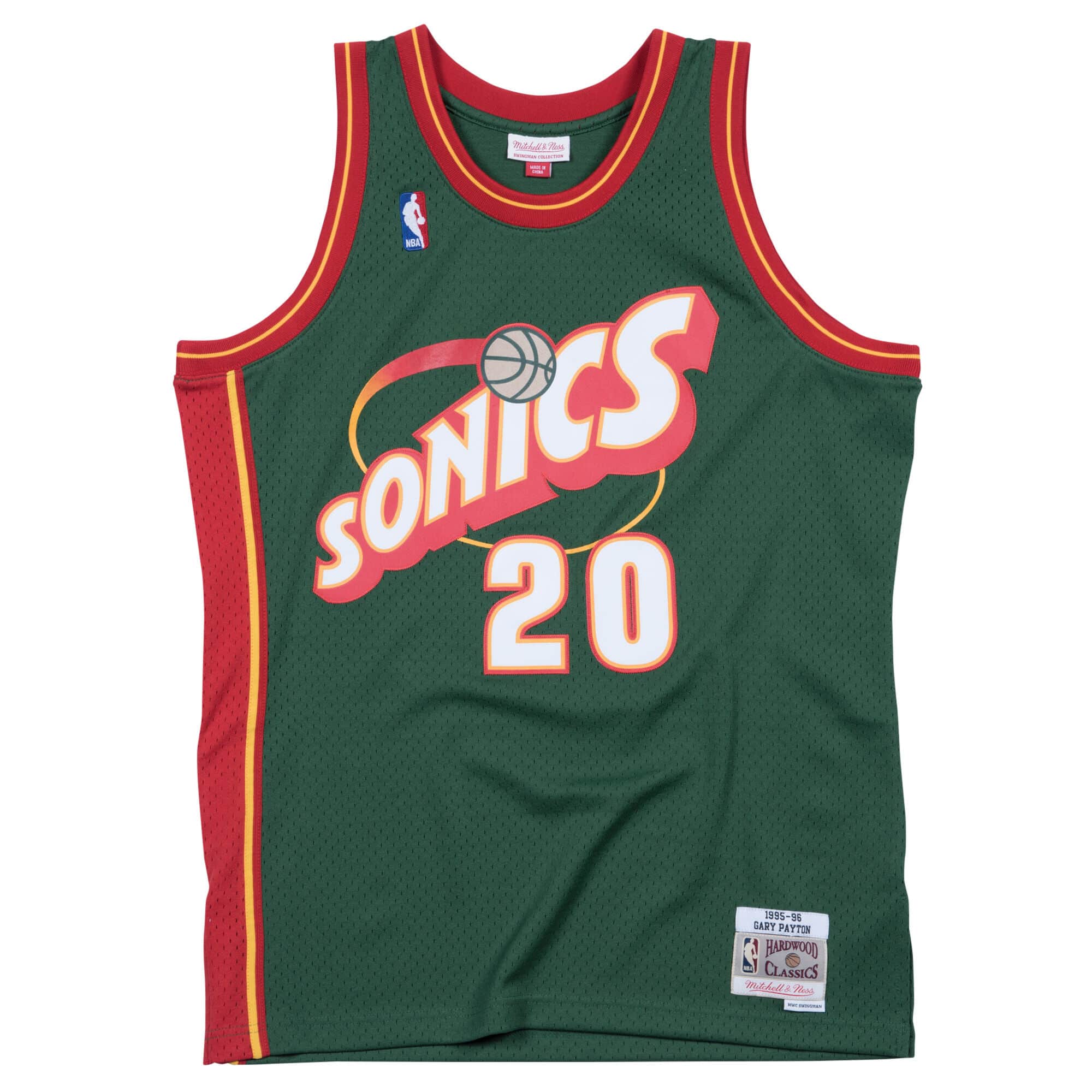 Gary Payton Seattle Sonics Retro Jersey - Green