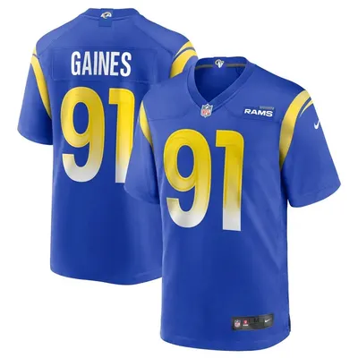 Greg Gaines Los Angeles Rams Limited Jersey - Royal - Edition 1