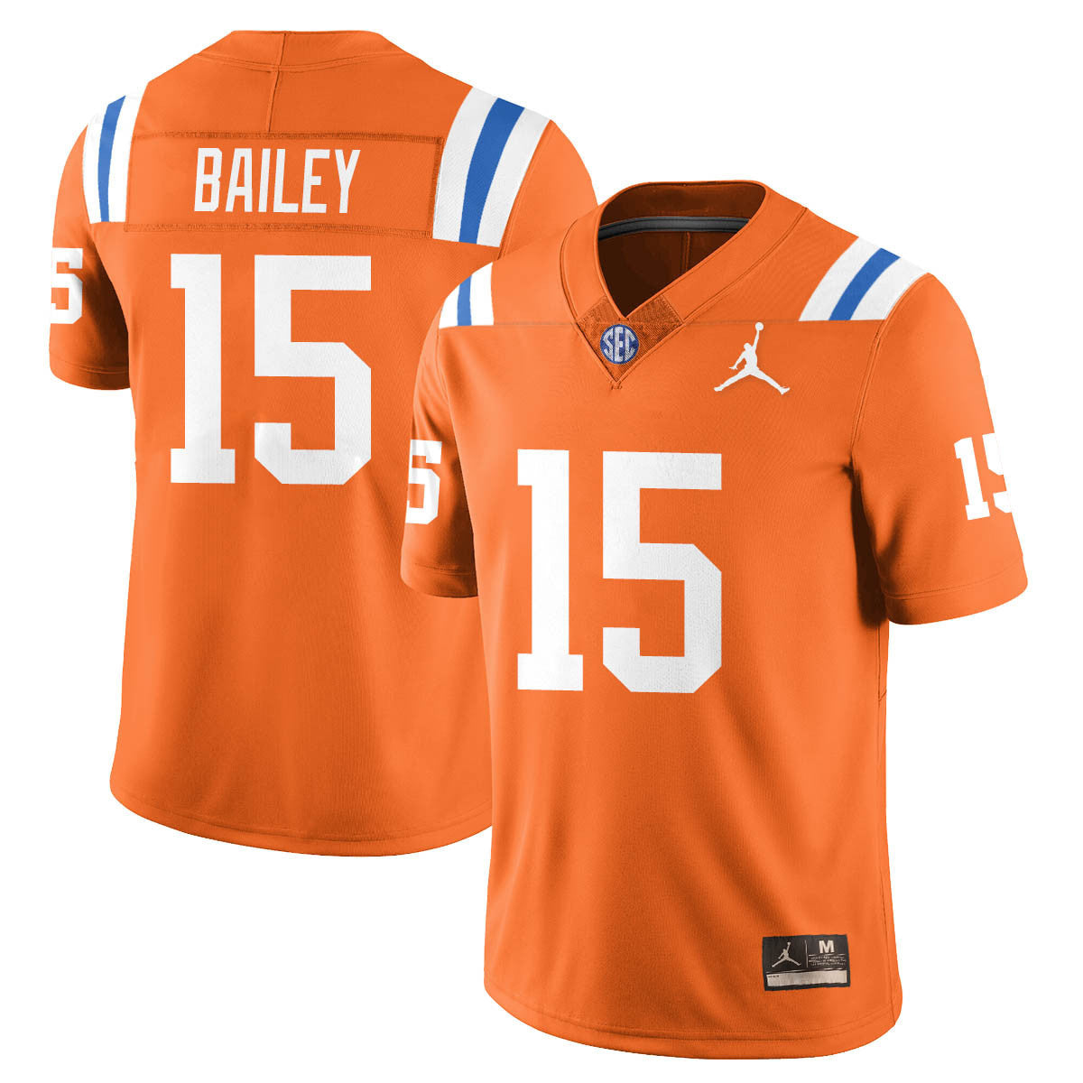 Harrison Bailey #15 Florida Gators Bring Back 1960s Throwback Jersey Stitched - Orange