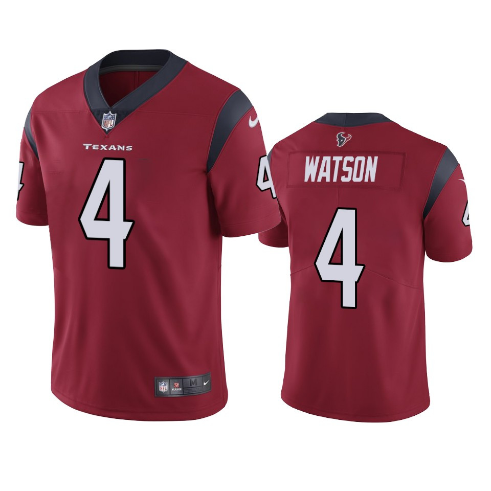 Houston Texans 4 Deshaun Watson Red Limited Jersey