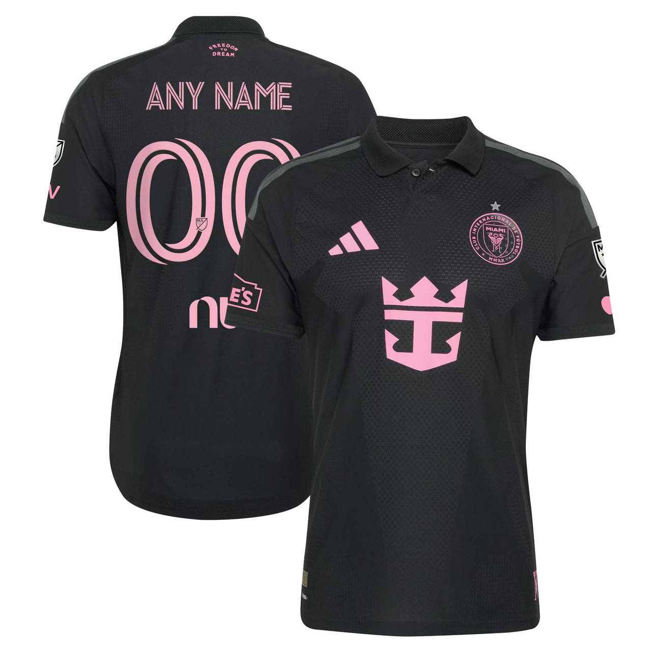 Inter Miami 2026 Cf Presagio On-Field Patch Custom Jersey - Black