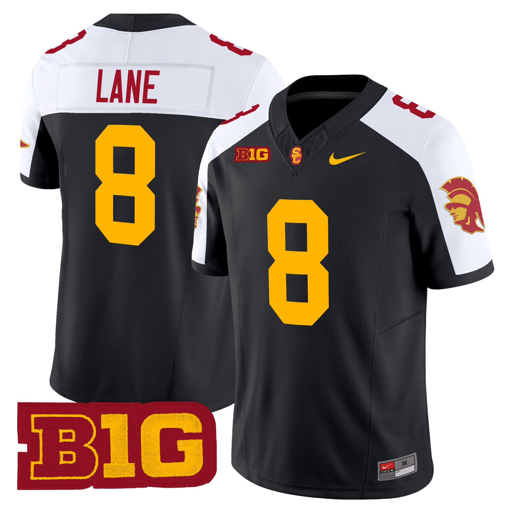 Jakobi Lane USC Trojans Throwback Jersey Stitched - Black Alternate