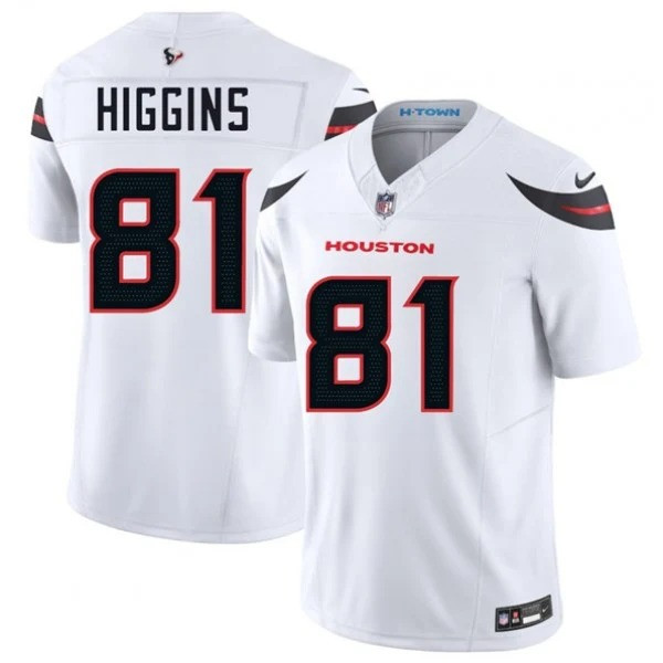 Jayden Higgins Houston Texans Limited Jersey - White