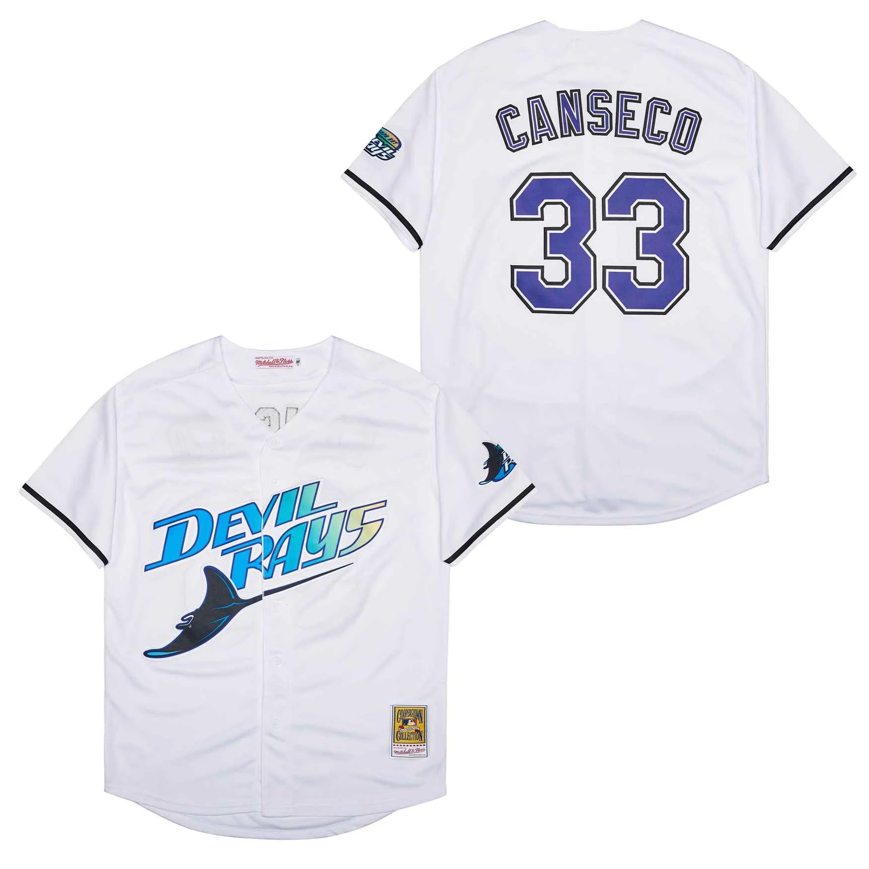 Jose Canseco Tampa Bay Devil Rays Jersey
