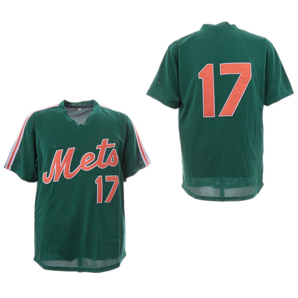 Keith Hernandez #17 New York Mets Throwback Mesh Pullover Limited Jersey - Green