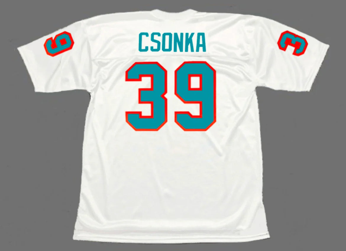 Larry Csonka Miami Dolphins Jersey - White