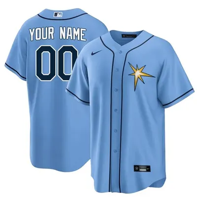 Light Blue Tampa Bay Rays Custom Devil Rays Spring Training Limited Jersey