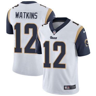 Los Angeles Rams 12 Sammy Watkins White Limited Jersey - Edition 2