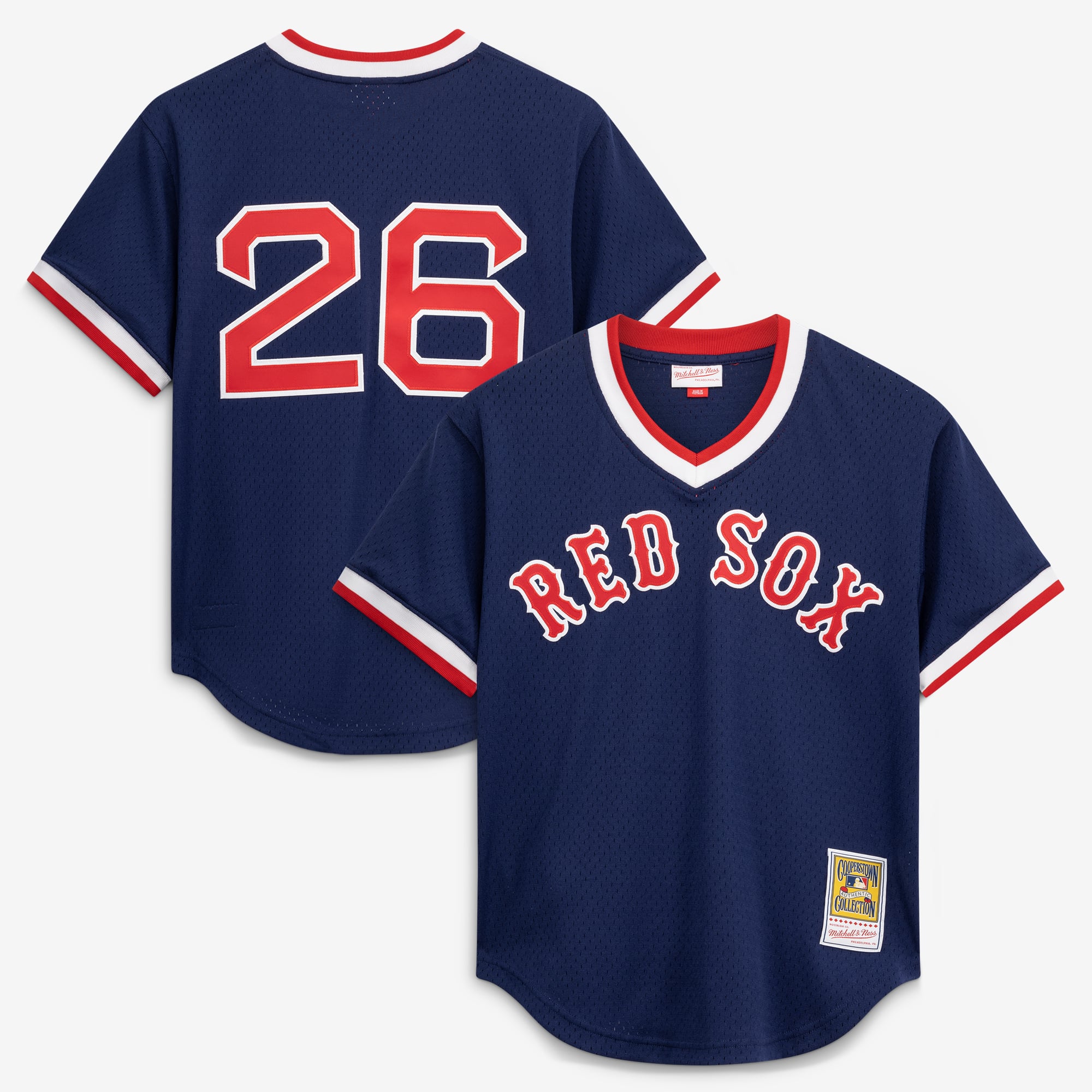 Men's Boston Red Sox Wade Boggs Navy Batting Practice Jersey