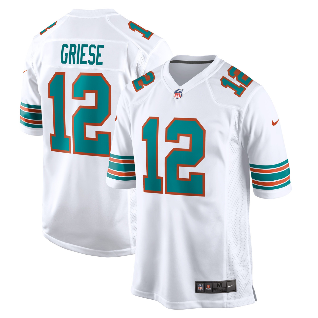 Miami Dolphins Bob Griese White Throwback Limited Jersey - Edition 2