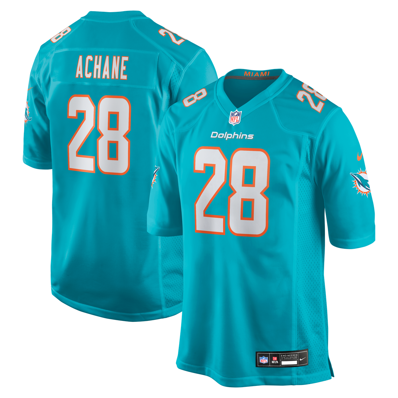 Miami Dolphins Devon Achane Aqua Limited Jersey - Edition 5