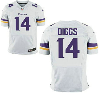 Minnesota Vikings 14 Stefon Diggs White Road Limited Jersey