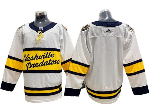 Nashville Predators 2020 Blank Winter Classic Premier Breakaway Jersey - White