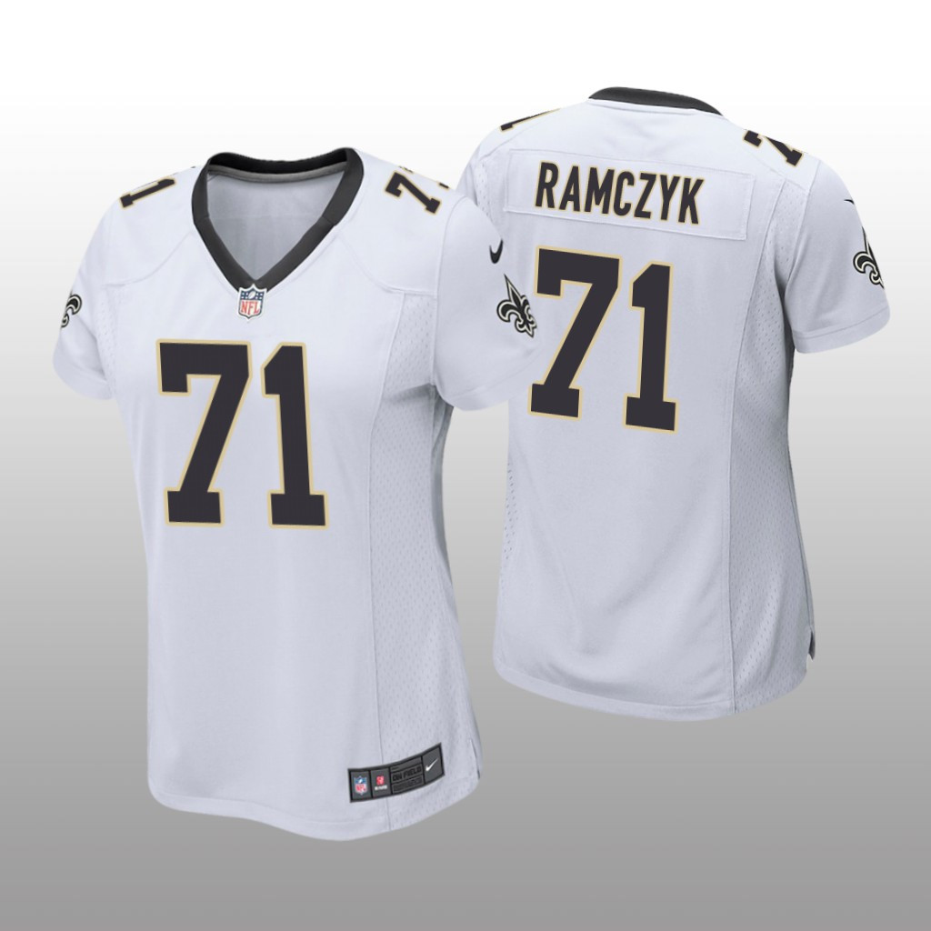 New Orleans Saints 71 White Ryan Ramczyk Limited Jersey