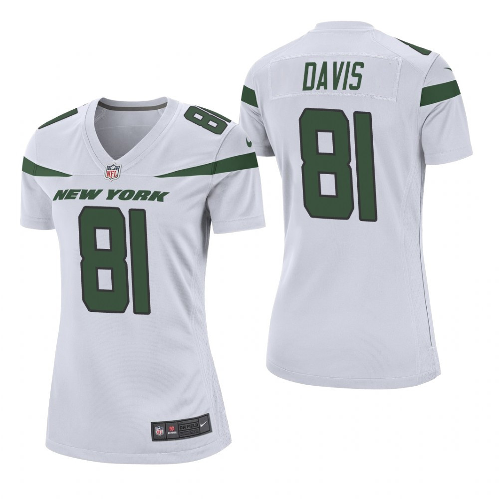 New York Jets Corey Davis White Limited Jersey - Edition 2